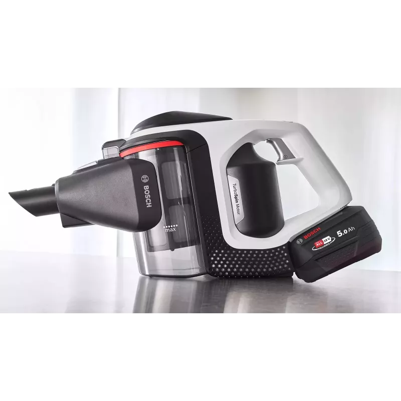 Bosch Serie 8 BSS825ALL stick vacuum/electric broom Battery Dry Bagless Black, White 5 Ah