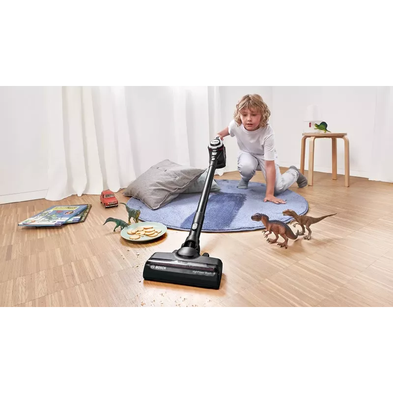 Bosch Serie 8 BSS825ALL stick vacuum/electric broom Battery Dry Bagless Black, White 5 Ah