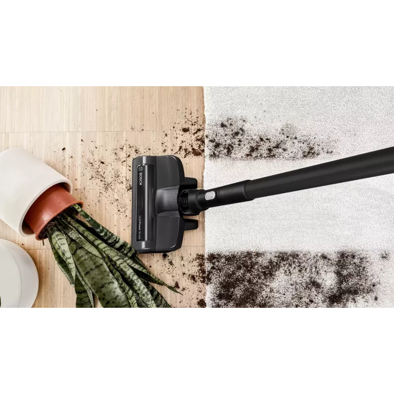 Bosch Serie 8 BSS825ALL stick vacuum/electric broom Battery Dry Bagless Black, White 5 Ah