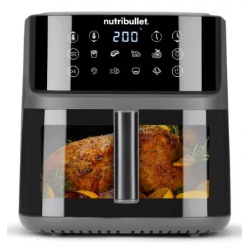 NutriBullet CrispLite Vision Single 8 L Stand-alone 2000 W Hot air fryer Black