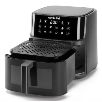 NutriBullet CrispLite Vision Single 8 L Stand-alone 2000 W Hot air fryer Black