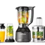 Food processor NUTRIBULLET NBF580B — 1500 W, 1.8 L bowl, black, stainless steel blades