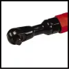 Power screwdriver EINHELL TC-PR 68 — pneumatic, 68 N·m torque, 160 RPM, straight handle, 7 bits, 252×350×83 mm, black/red