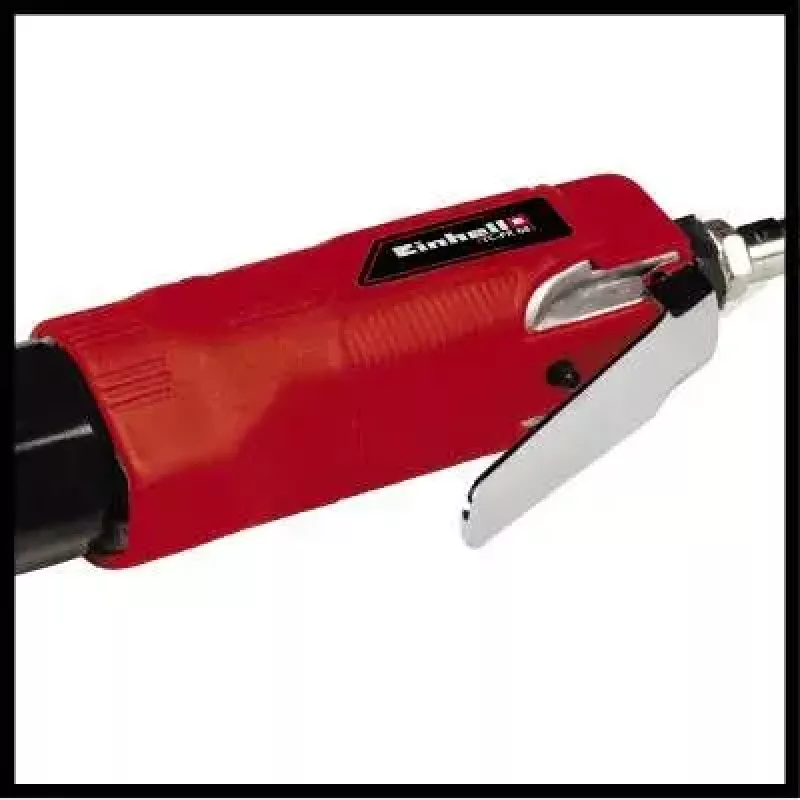 Power screwdriver EINHELL TC-PR 68 — pneumatic, 68 N·m torque, 160 RPM, straight handle, 7 bits, 252×350×83 mm, black/red