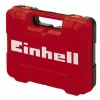 Power screwdriver EINHELL TC-PR 68 — pneumatic, 68 N·m torque, 160 RPM, straight handle, 7 bits, 252×350×83 mm, black/red