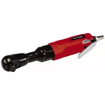 Power screwdriver EINHELL TC-PR 68 — pneumatic, 68 N·m torque, 160 RPM, straight handle, 7 bits, 252×350×83 mm, black/red