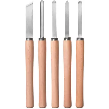 Wood turning chisel set EINHELL 5-piece for wood turning machines