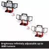 Cordless Lamp EINHELL TP-CL 18/3000 Li Set Solo — rechargeable work light, red, sold without battery and charger
