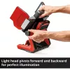 Cordless Lamp EINHELL TP-CL 18/3000 Li Set Solo — rechargeable work light, red, sold without battery and charger