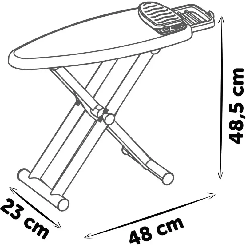 Children's ironing board with steam station toy, Simba-Dickie Smoby (model 7600330125)