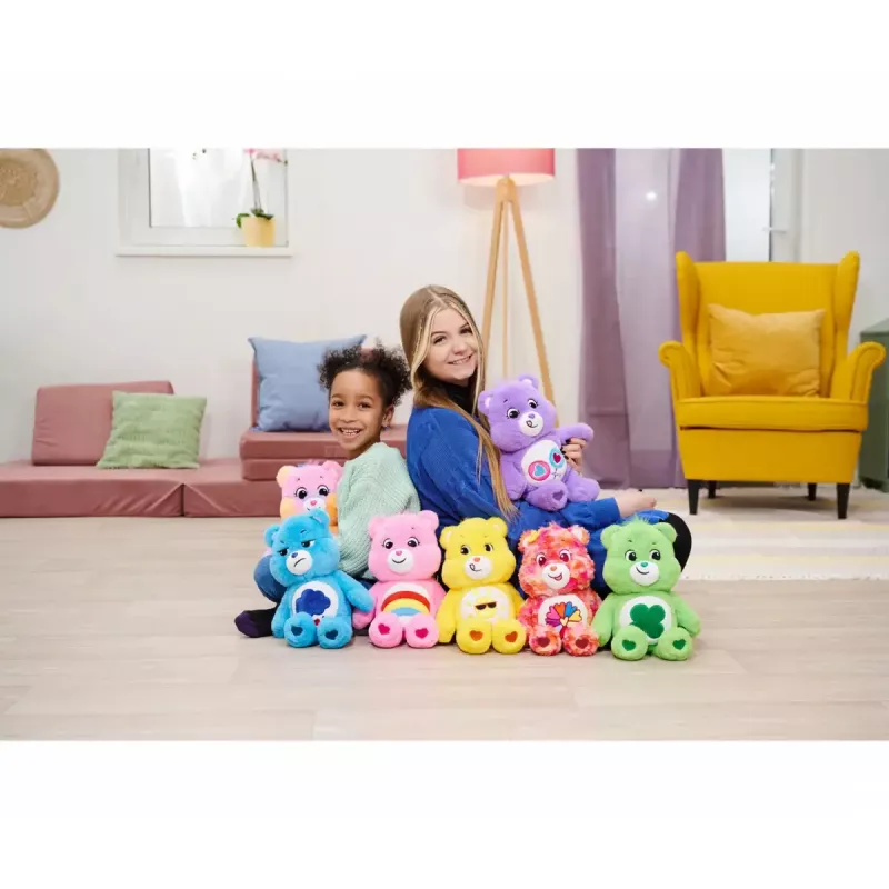 Plush soft toy Simba-Dickie Care Bears Share Gern Bärchi 35 cm – cuddly character toy