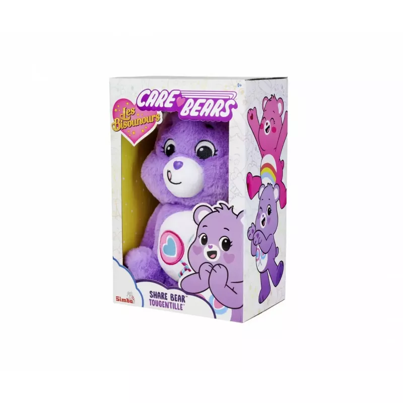 Plush soft toy Simba-Dickie Care Bears Share Gern Bärchi 35 cm – cuddly character toy