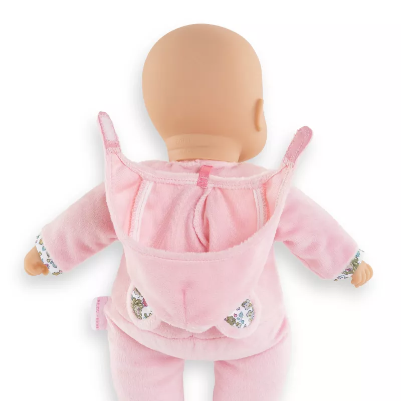 Soft toy bear Simba‑Dickie Corolle Mon Doudou Corolle Sweetheart pink — comfort plush doll
