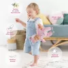 Soft toy bear Simba‑Dickie Corolle Mon Doudou Corolle Sweetheart pink — comfort plush doll