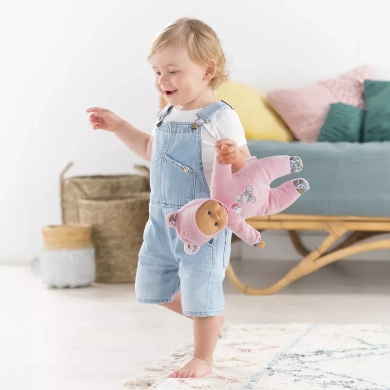 Soft toy bear Simba‑Dickie Corolle Mon Doudou Corolle Sweetheart pink — comfort plush doll