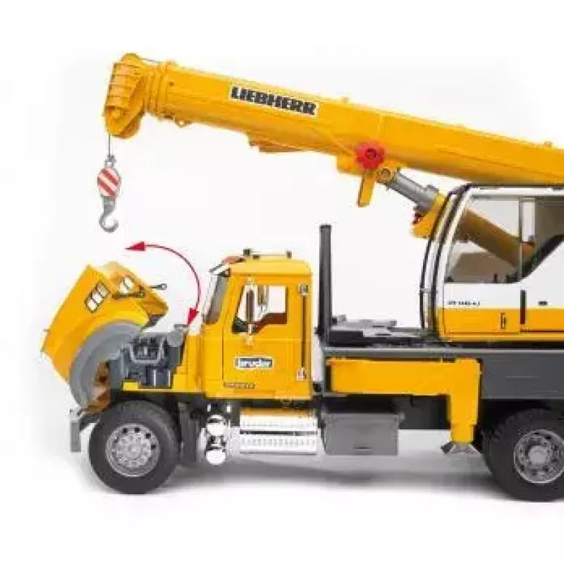 Crane Truck BRUDER MACK Granite Liebherr