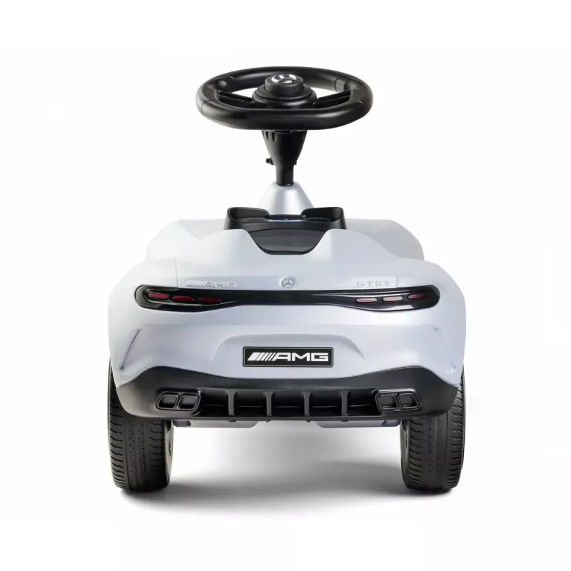 Ride-on car Simba-Dickie BIG Mercedes-AMG GT in silver/black – children's push/pedal vehicle