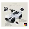 Ride-on car Simba-Dickie BIG Mercedes-AMG GT in silver/black – children's push/pedal vehicle