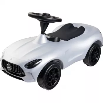 Ride-on car Simba-Dickie BIG Mercedes-AMG GT in silver/black – children's push/pedal vehicle