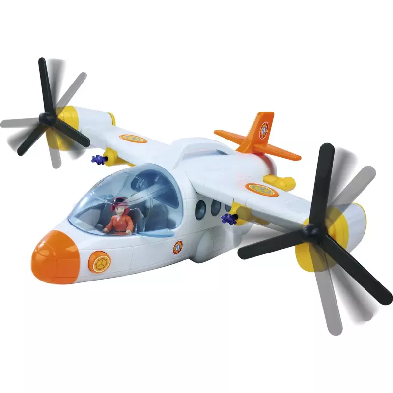 Toy vehicle Simba‑Dickie Fireman Sam Fire Swift rescue plane model 109252615, children's play aircraft