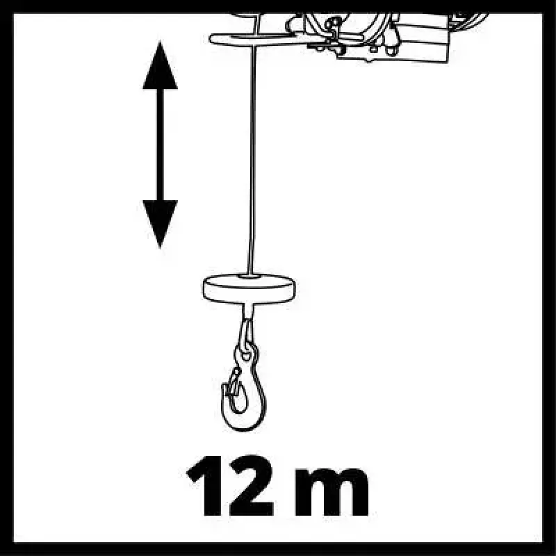 Electric Hoist Einhell TC-EH 500 1000 W 500 kg