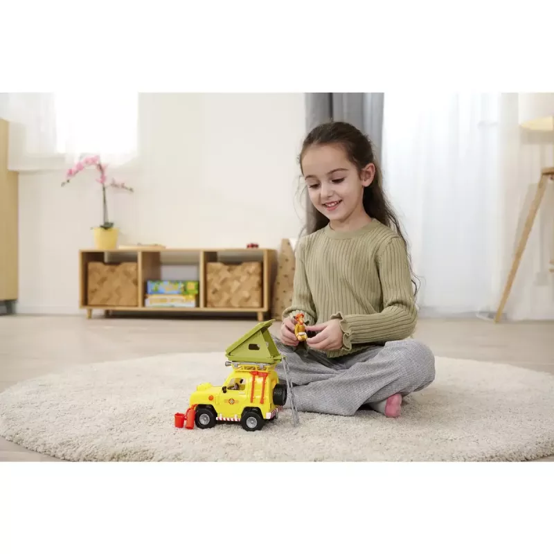 Toy off-road vehicle Simba‑Dickie Fireman Sam with roof tent — model 109252653, playset