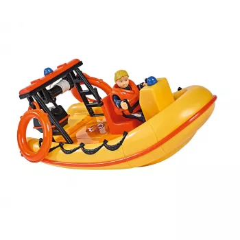 Toy boat Simba-Dickie Fireman Sam Neptune Boat with Figure — play vehicle
