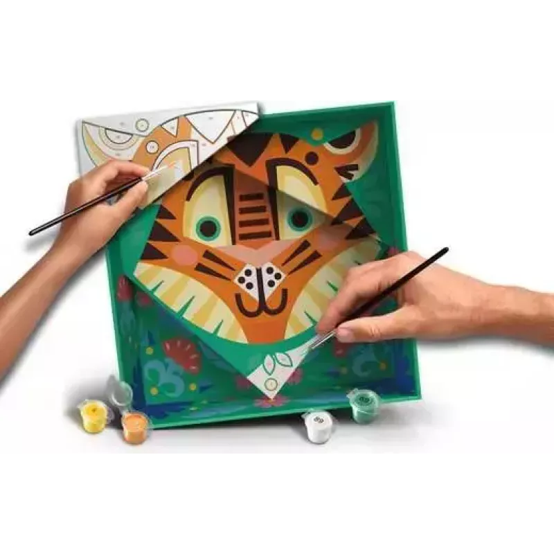 Painting kit Ravensburger CreArt Do it together – Tiger (joint painting activity) 25863