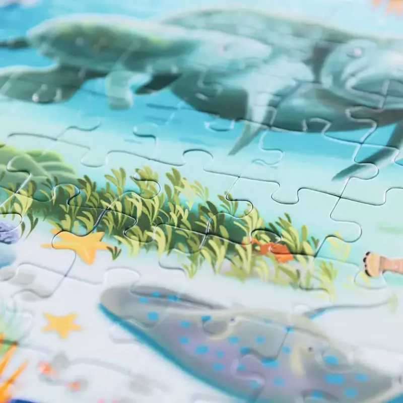 Jigsaw Puzzle Ravensburger UP! Sea Creatures — set of 64, 72, 81, 90 pieces