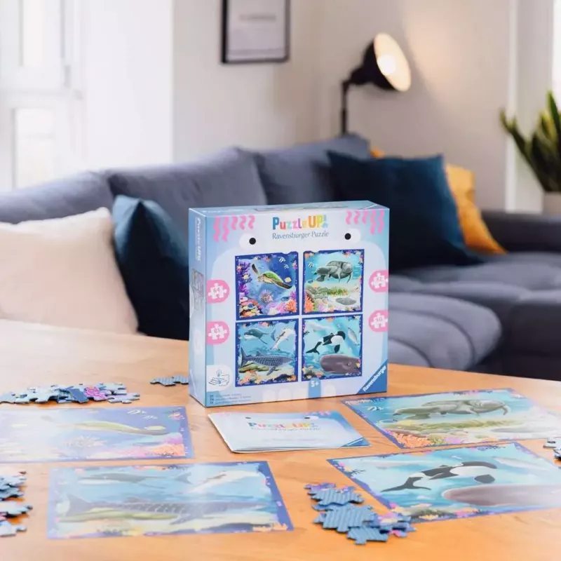 Jigsaw Puzzle Ravensburger UP! Sea Creatures — set of 64, 72, 81, 90 pieces
