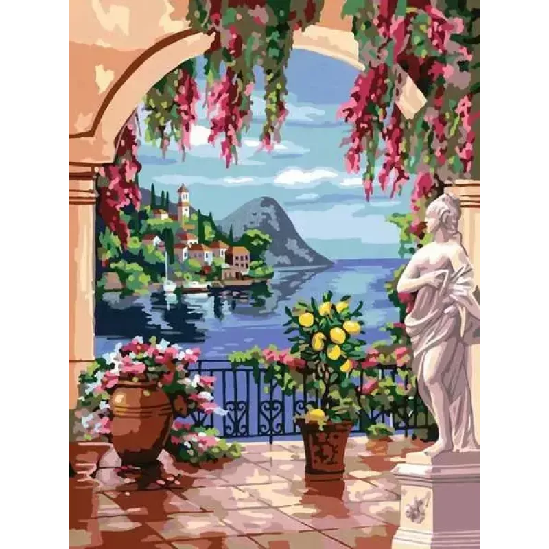 Puzzle Ravensburger CreArt Premium Lake Maggiore, painting motif, model 25963