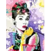 Puzzle painting set Ravensburger CreArt Premium — Audrey Hepburn (Ravensburger 25526)