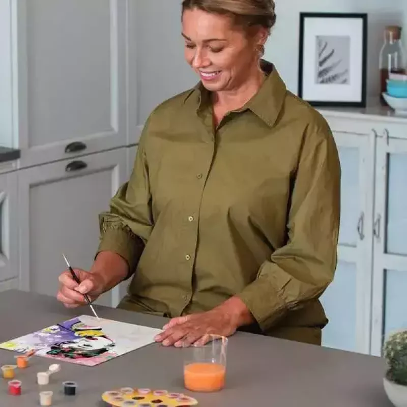 Puzzle painting set Ravensburger CreArt Premium — Audrey Hepburn (Ravensburger 25526)