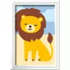 Painting kit Ravensburger CreArt Little Lion – children's paint-by-numbers set
