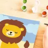 Painting kit Ravensburger CreArt Little Lion – children's paint-by-numbers set