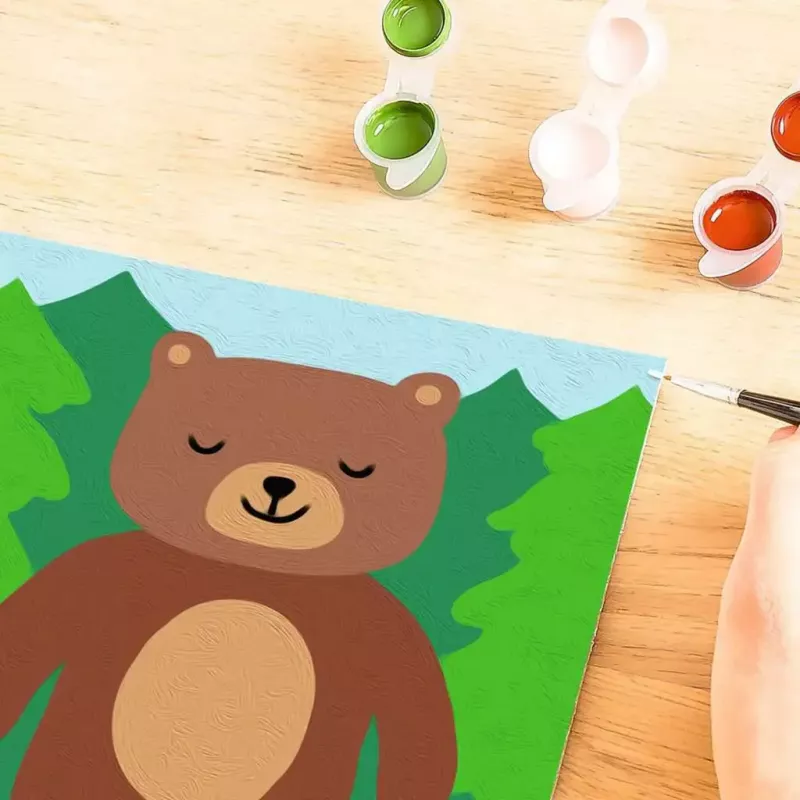 Painting kit Ravensburger CreArt — Little Bear by Ravensburger (model 23987) painting set