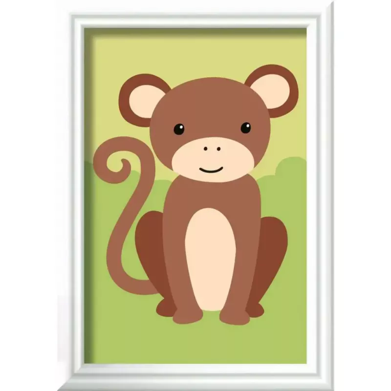 Ravensburger CreArt painting kit Little Monkey – children's creative paint set