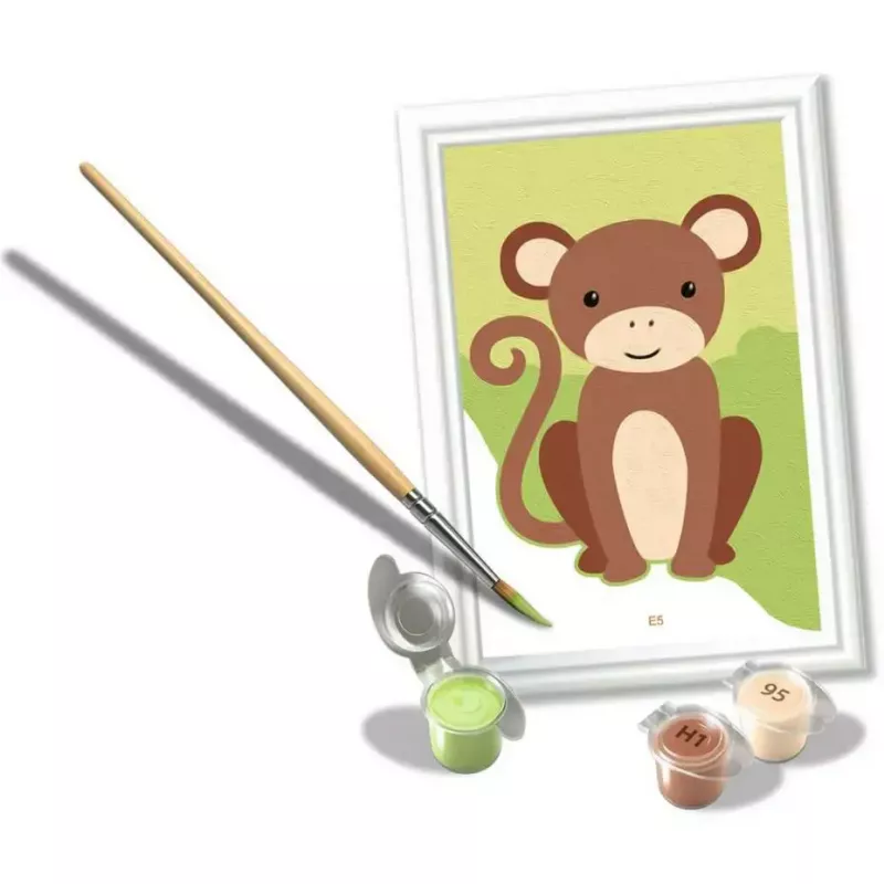 Ravensburger CreArt painting kit Little Monkey – children's creative paint set