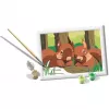Painting kit Ravensburger CreArt – Cuddling Squirrels (model 25882) by Ravensburger