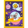 Paint-by-numbers kit Ravensburger CreArt – “Animals in Space” painting set
