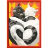 Ravensburger painting kit CreArt - Cat Love (creative painting set)