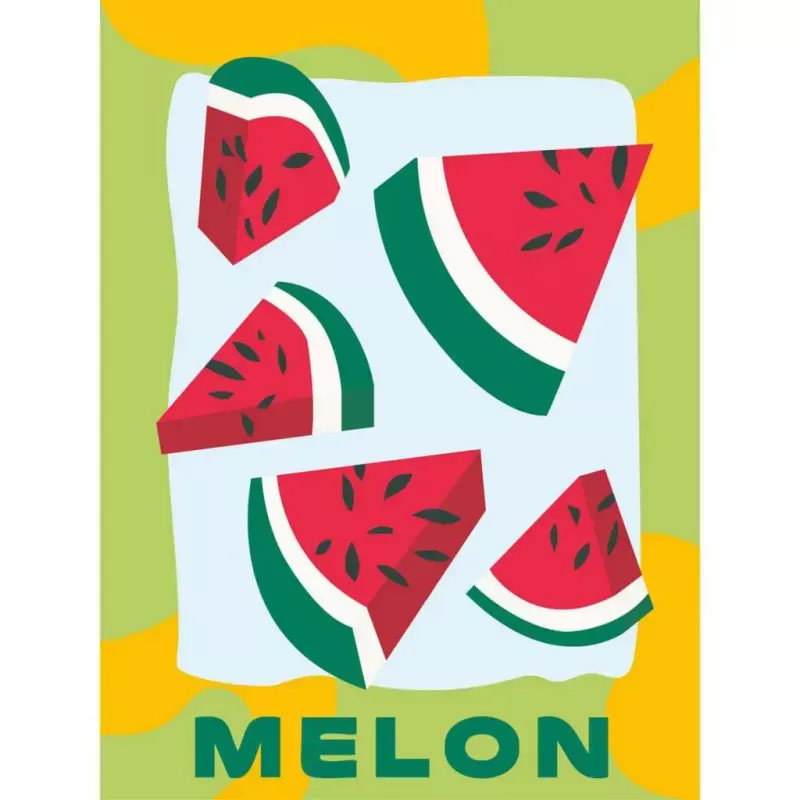Paint-by-number kit Ravensburger CreArt – Melons (design), Ravensburger 25516
