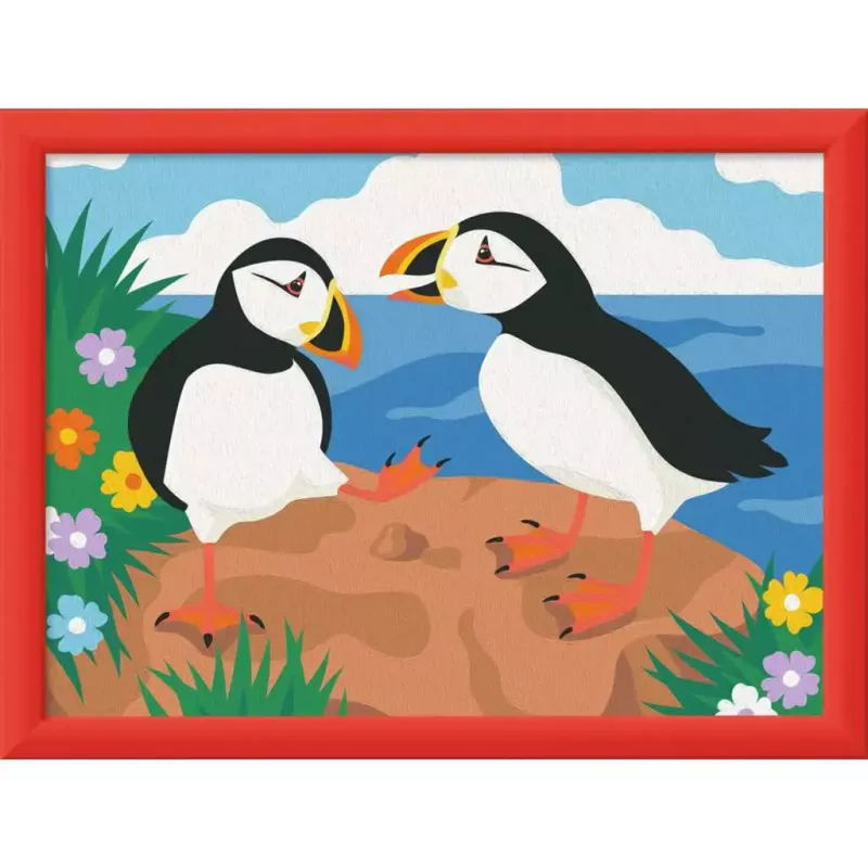 Ravensburger CreArt Puffins painting kit