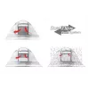 Tunnel tent High Peak Meran 5.0 5 person Green Light grey