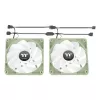Computer case fan THERMALTAKE Matcha Green CT120 120mm, 500–2000 RPM, 1.87 mmH2O, grey, 2 pcs