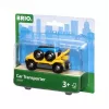 Model Railway Car Transporter by Ravensburger BRIO — 2-piece, Black/Blue/Yellow