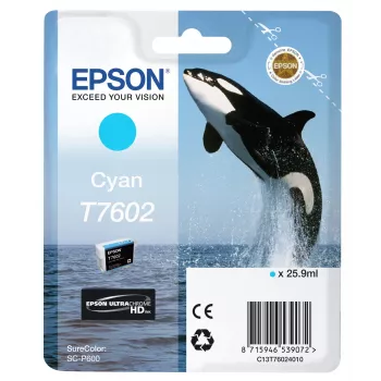 Ink Cartridge Epson T7602 Cyan