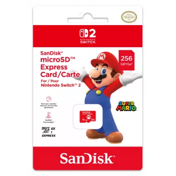 microSD Express card NINTENDO 256 GB for Nintendo Switch 2, Mario design