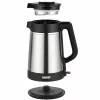 Unold 18715 electric kettle 1.5 L 1800 W Black, Stainless steel