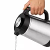 Unold 18715 electric kettle 1.5 L 1800 W Black, Stainless steel